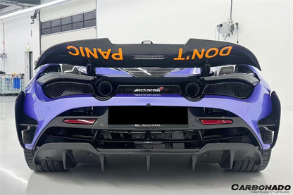 Carbonado Aero Autoclave Carbon Fiber Trunk Spoiler | 2017-2022 McLaren 720S Spider, 720S Coupe
