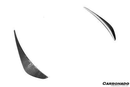 Carbonado Aero Autoclave Carbon Front Bumper Canards | 2017-2022 McLaren 720S Spider, 720S Coupe