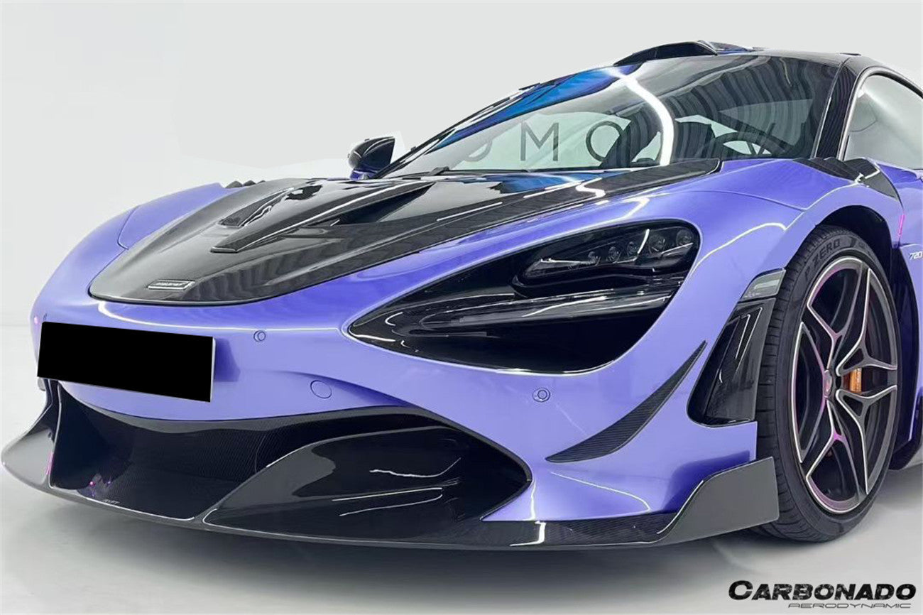 Carbonado Aero Autoclave Carbon Fiber Front Lip | 2017-2022 McLaren 720S Spider, 720S Coupe