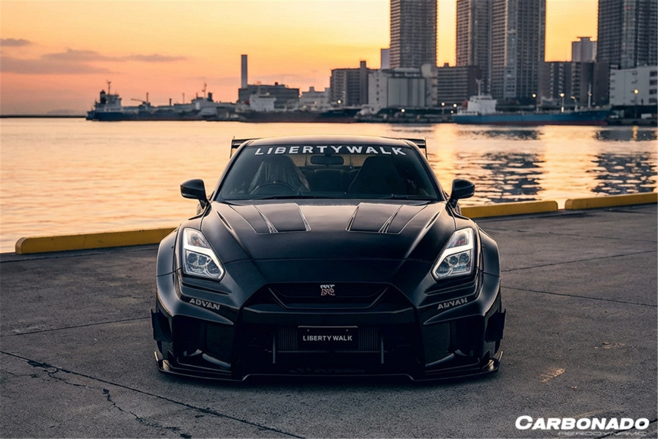 Carbonado LB3 Style Carbon Fiber Hood | 2017-2023 Nissan GTR R35