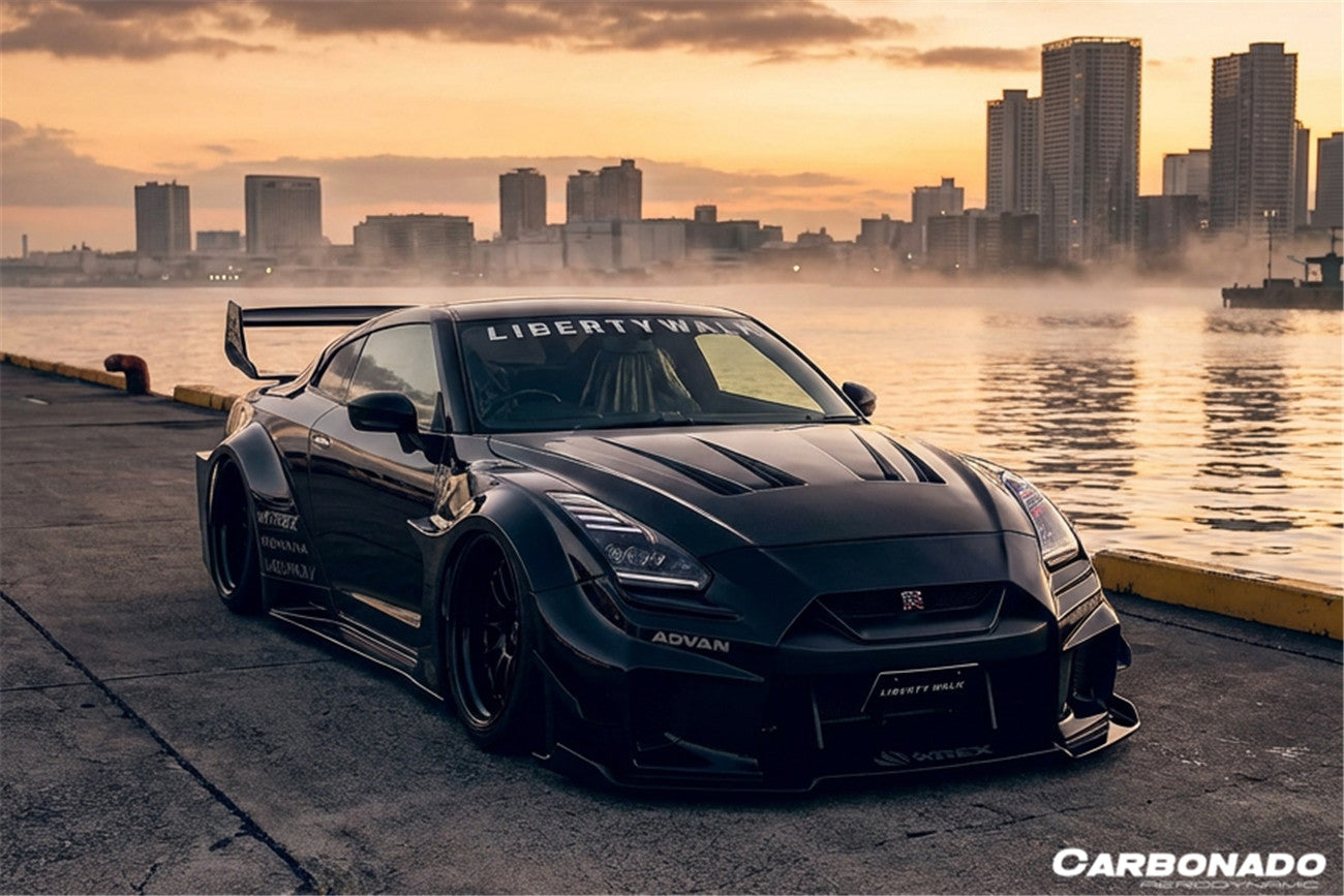 Carbonado LB3 Style Carbon Fiber Hood | 2017-2023 Nissan GTR R35