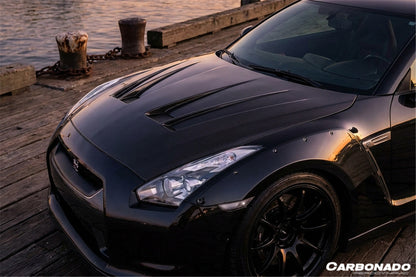 Carbonado LB3 Style Carbon Fiber Hood | 2017-2023 Nissan GTR R35