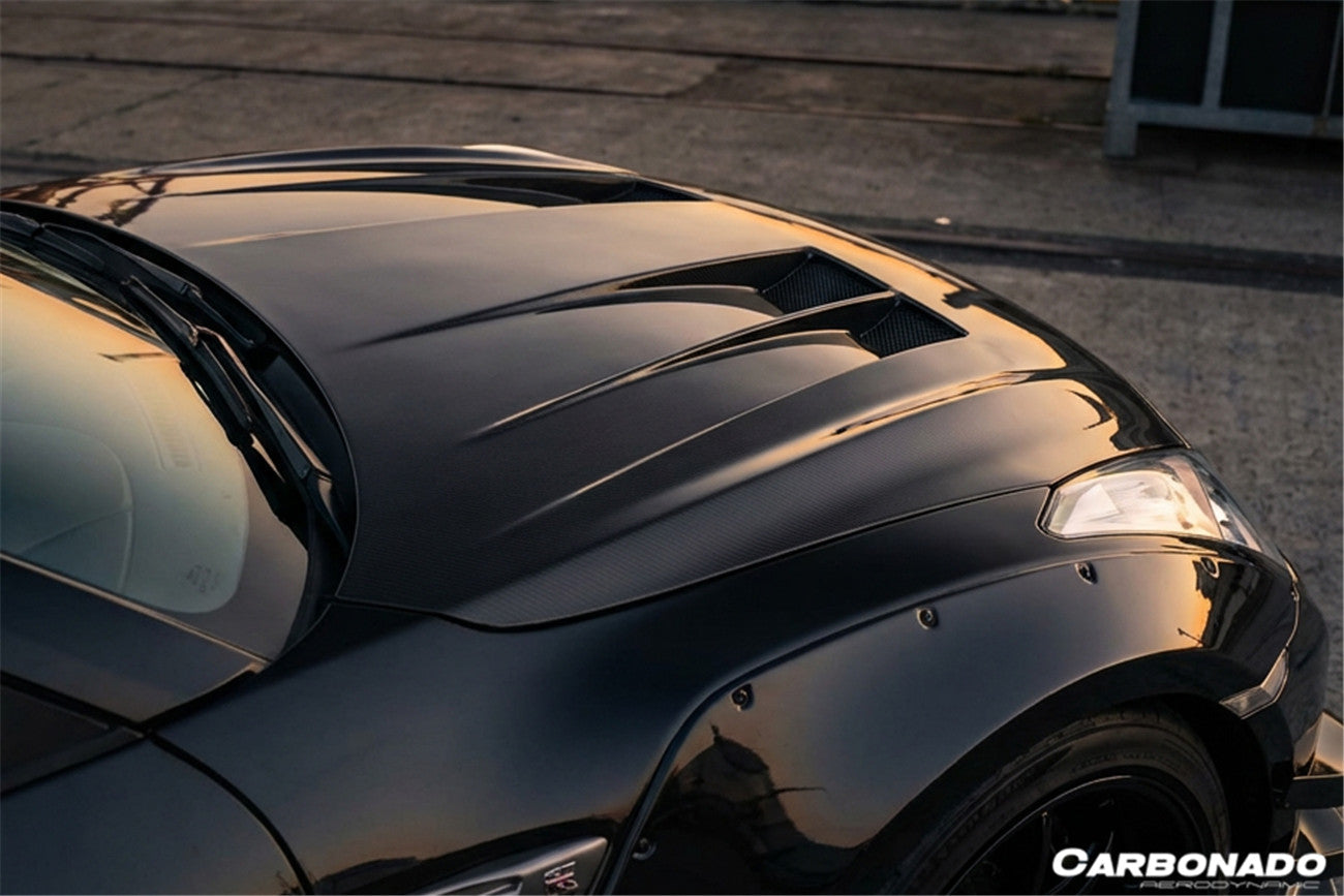 Carbonado LB3 Style Carbon Fiber Hood | 2017-2023 Nissan GTR R35