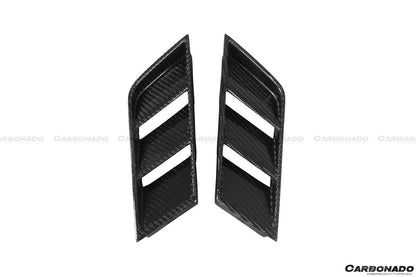 Carbonado 2017-2023 Nissan GTR R35 EBA OEM Style Carbon Fiber Rear Diffuser Side Vents