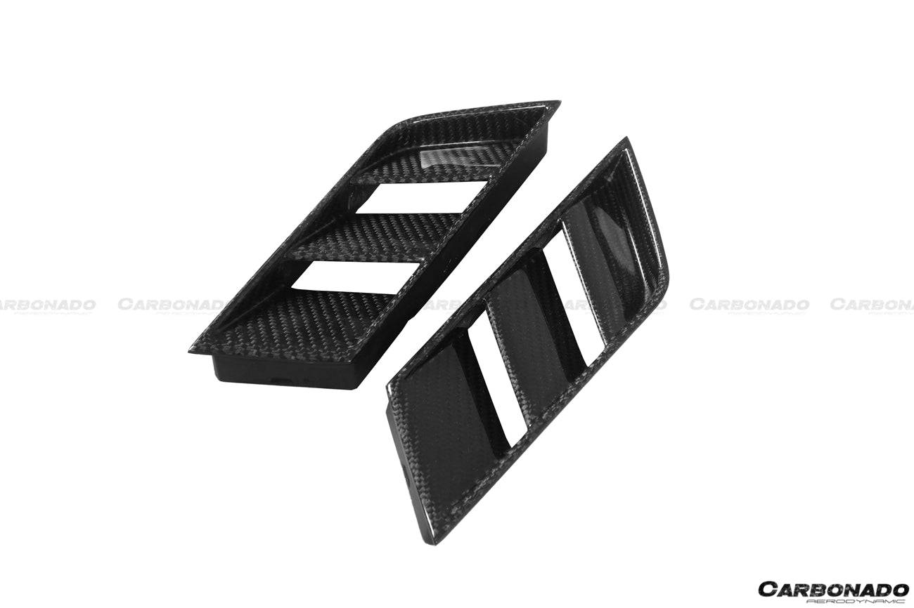 Carbonado 2017-2023 Nissan GTR R35 EBA OEM Style Carbon Fiber Rear Diffuser Side Vents