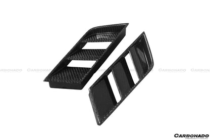 Carbonado 2017-2023 Nissan GTR R35 EBA OEM Style Carbon Fiber Rear Diffuser Side Vents