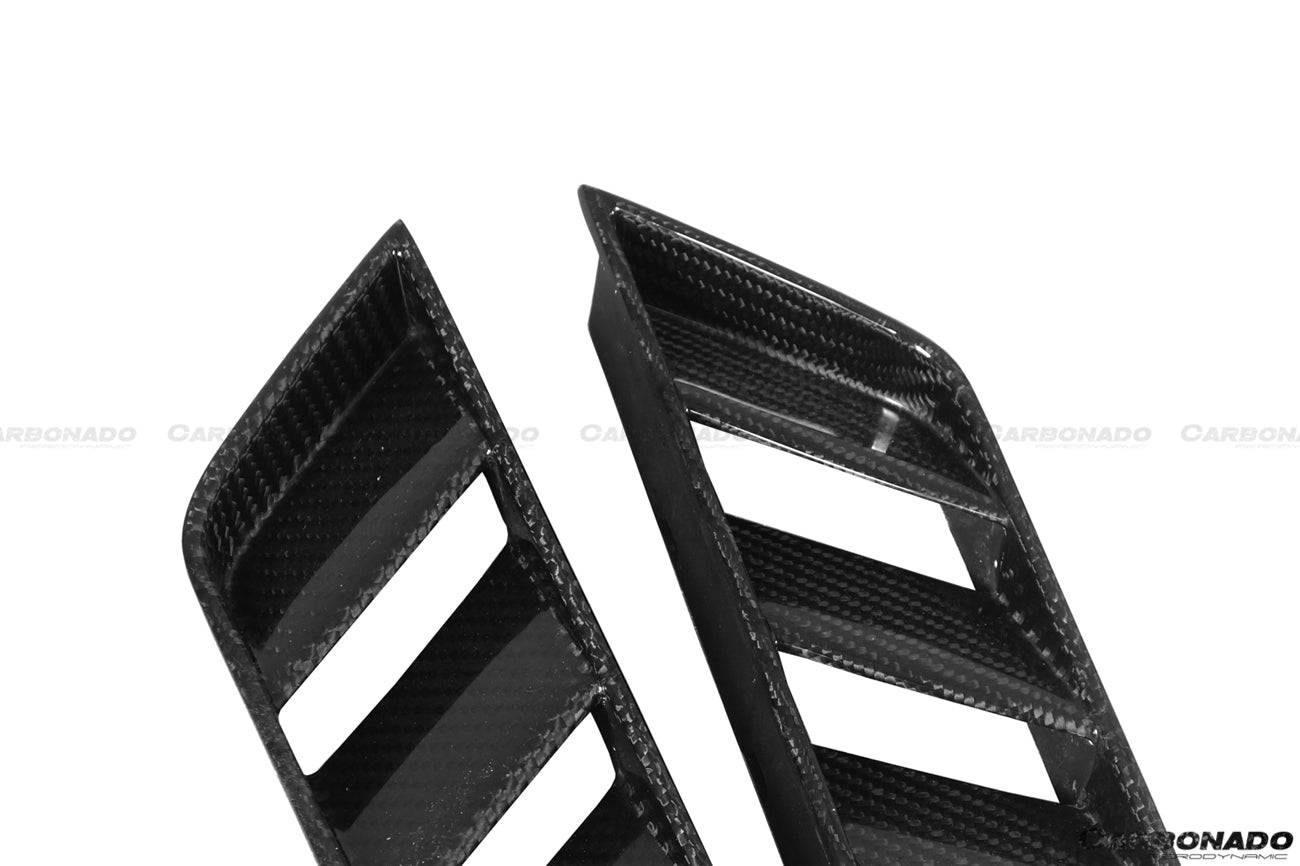 Carbonado 2017-2023 Nissan GTR R35 EBA OEM Style Carbon Fiber Rear Diffuser Side Vents