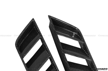 Carbonado 2017-2023 Nissan GTR R35 EBA OEM Style Carbon Fiber Rear Diffuser Side Vents