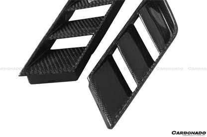 Carbonado 2017-2023 Nissan GTR R35 EBA OEM Style Carbon Fiber Rear Diffuser Side Vents