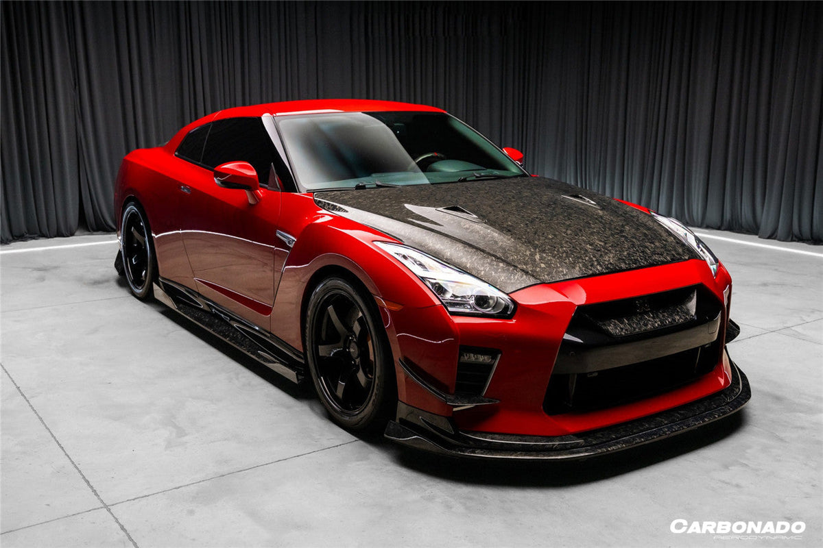 Carbonado 2017-2023 Nissan GTR R35 EBA OEM Style Carbon Fiber Hood