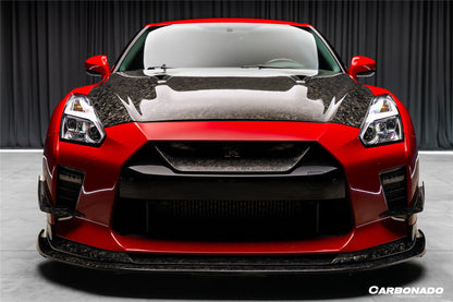 Carbonado 2017-2023 Nissan GTR R35 EBA OEM Style Carbon Fiber Hood