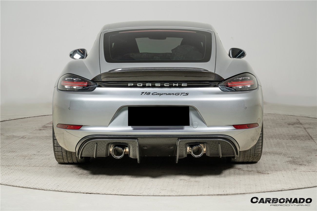 Alerón de fibra de carbono estilo autoclave para Porsche 718 Boxster Spyder RS ​​(2017-2025)