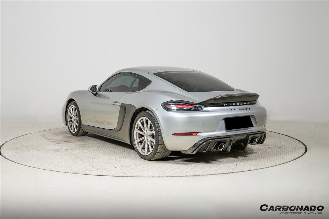 Alerón de fibra de carbono estilo autoclave para Porsche 718 Boxster Spyder RS ​​(2017-2025)
