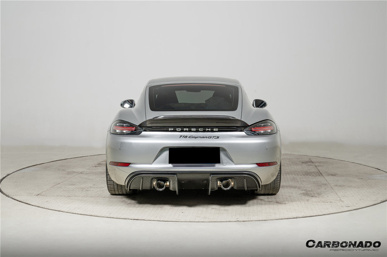 Alerón de fibra de carbono estilo autoclave para Porsche 718 Boxster Spyder RS ​​(2017-2025)