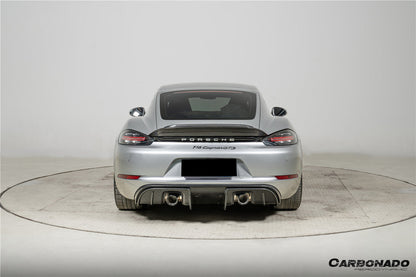 Alerón de fibra de carbono estilo autoclave para Porsche 718 Boxster Spyder RS ​​(2017-2025)