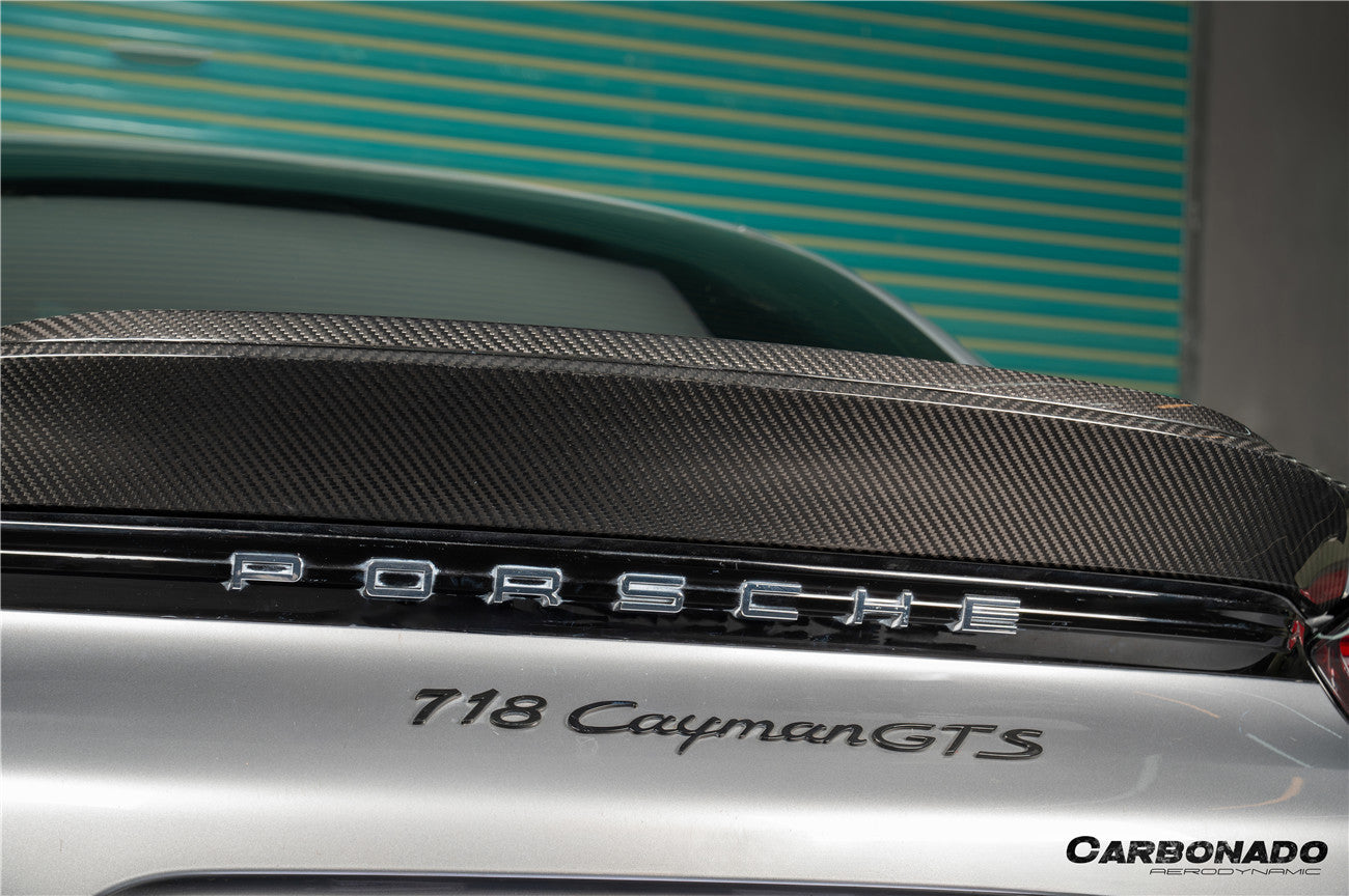 Alerón de fibra de carbono estilo autoclave para Porsche 718 Boxster Spyder RS ​​(2017-2025)
