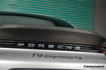 Alerón de fibra de carbono estilo autoclave para Porsche 718 Boxster Spyder RS ​​(2017-2025)