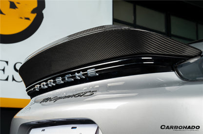 Alerón de fibra de carbono estilo autoclave para Porsche 718 Boxster Spyder RS ​​(2017-2025)