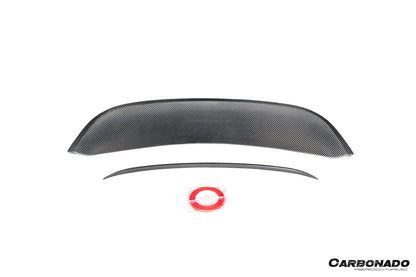 Alerón de fibra de carbono estilo autoclave para Porsche 718 Boxster Spyder RS ​​(2017-2025)
