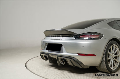 Alerón de fibra de carbono estilo autoclave para Porsche 718 Boxster Spyder RS ​​(2017-2025)