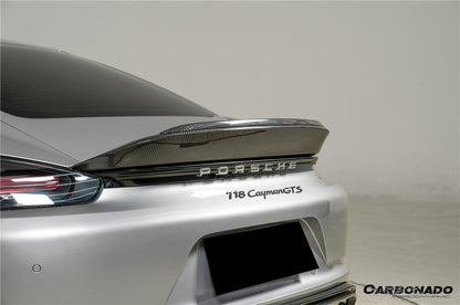 Alerón de fibra de carbono estilo autoclave para Porsche 718 Boxster Spyder RS ​​(2017-2025)
