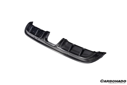 Carbonado GTS Style Dry Carbon Fiber Rear Diffuser Lip | 2017-2025 Porsche 718 Cayman Boxster