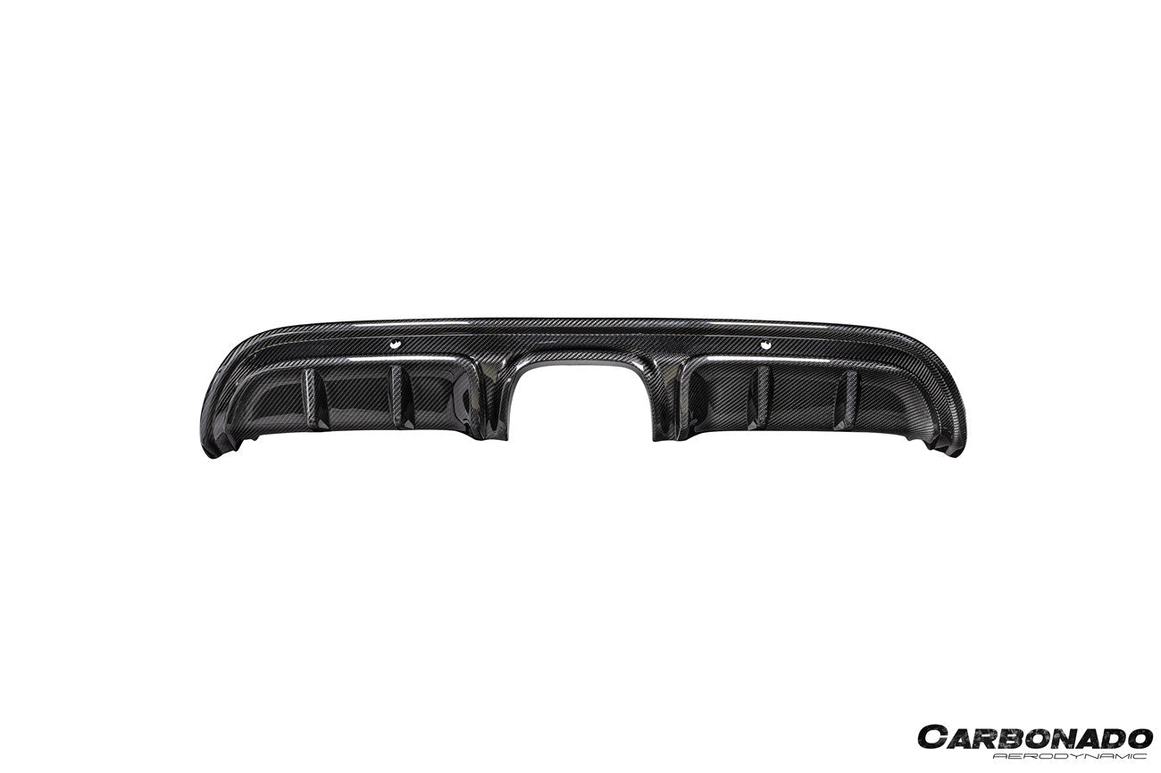 Carbonado GTS Style Dry Carbon Fiber Rear Diffuser Lip | 2017-2025 Porsche 718 Cayman Boxster