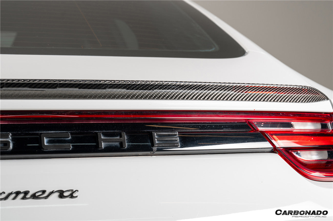 Carbonado KDA Style Dry Carbon Fiber Trunk Spoiler | 2017-2023 Porsche Panamera 971