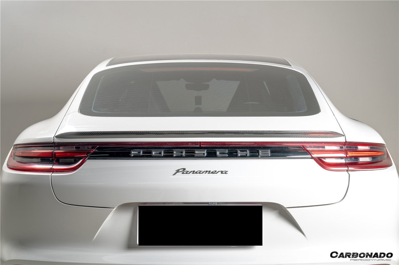 Carbonado KDA Style Dry Carbon Fiber Trunk Spoiler | 2017-2023 Porsche Panamera 971