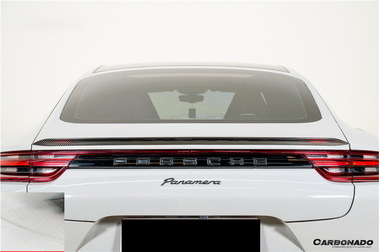 Carbonado KDA Style Dry Carbon Fiber Trunk Spoiler | 2017-2023 Porsche Panamera 971