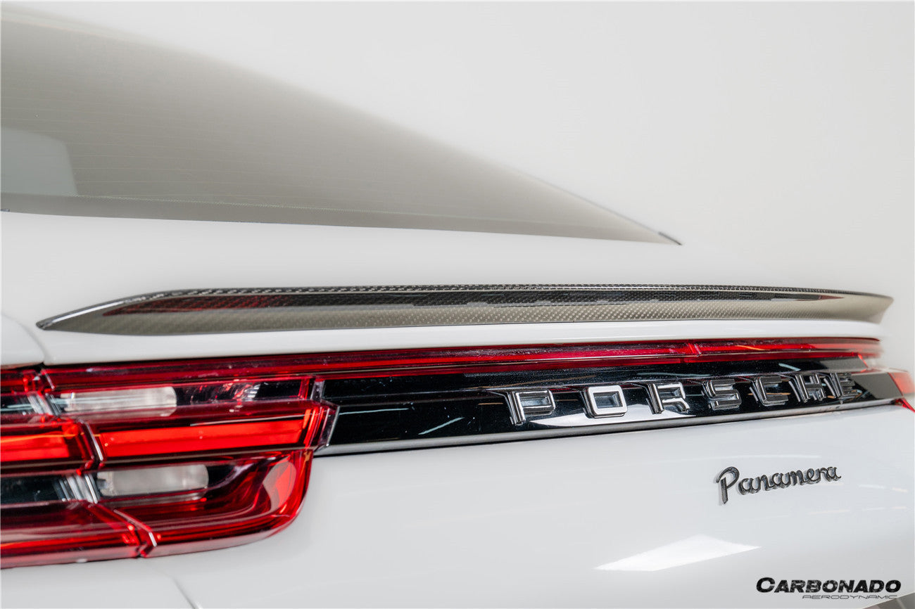 Carbonado KDA Style Dry Carbon Fiber Trunk Spoiler | 2017-2023 Porsche Panamera 971