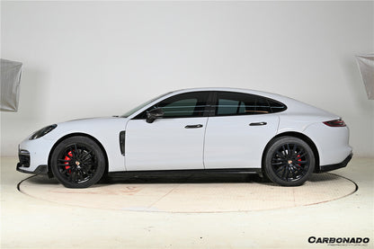 Faldones laterales de fibra de carbono seca estilo Porsche Panamera 976, 971 y 976SD Carbonado 2017-2025