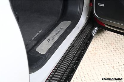 Faldones laterales de fibra de carbono seca estilo Porsche Panamera 976, 971 y 976SD Carbonado 2017-2025