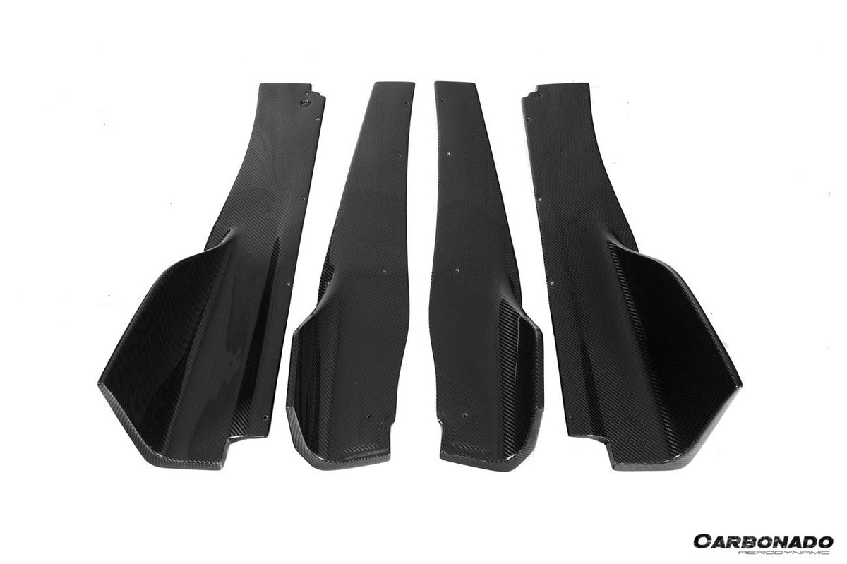 Carbonado Aero Autoclave Carbon Side Skirts | 2017-2026 McLaren 720S Spider and Coupe, 750s Spider and Coupe