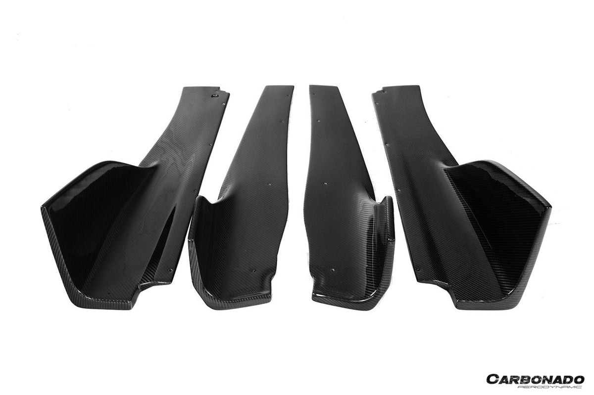 Carbonado Aero Autoclave Carbon Side Skirts | 2017-2026 McLaren 720S Spider and Coupe, 750s Spider and Coupe
