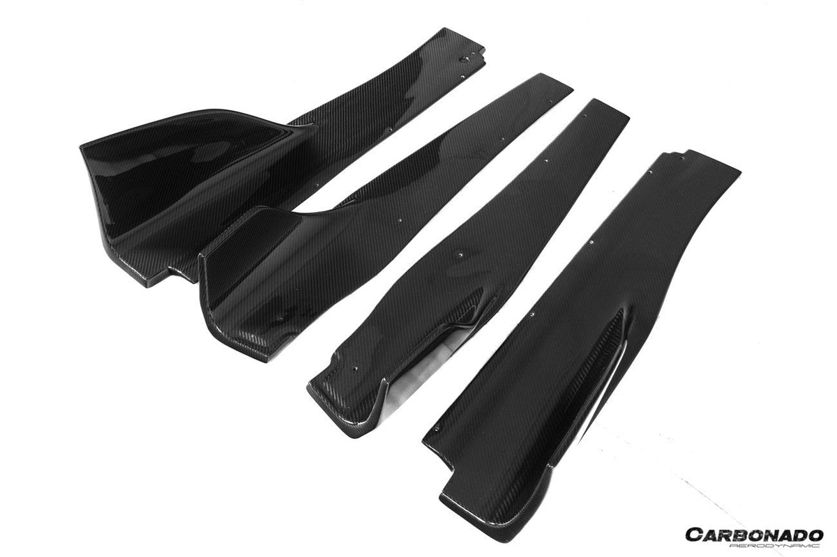Carbonado Aero Autoclave Carbon Side Skirts | 2017-2026 McLaren 720S Spider and Coupe, 750s Spider and Coupe