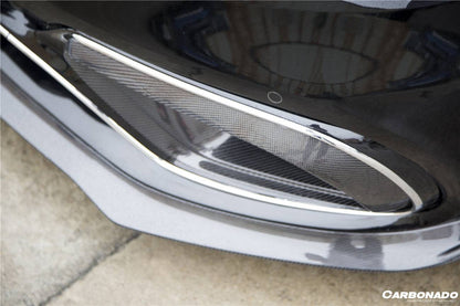 Carbonado 2018-2020 Mercedes Benz W222.2 S63 AMG BRS Style Carbon Fiber Front Lip