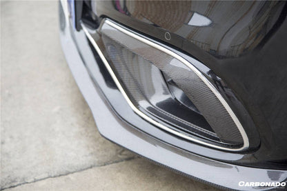 Carbonado 2018-2020 Mercedes Benz W222.2 S63 AMG BRS Style Carbon Fiber Front Lip