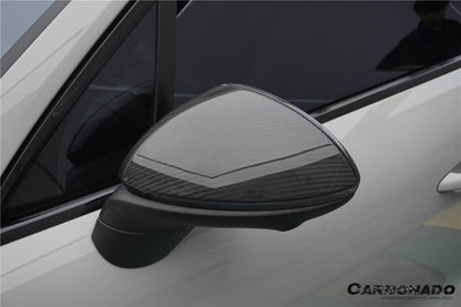 Carbonado 2018-2025 Porsche Cayenne 9Y0 9YA 9YB TKT Style Autoclave Carbon Fiber Mirror Housing Replacement | Fits Cayenne S, Cayenne Coupé, E-Hybrid, GTS, Turbo LHD