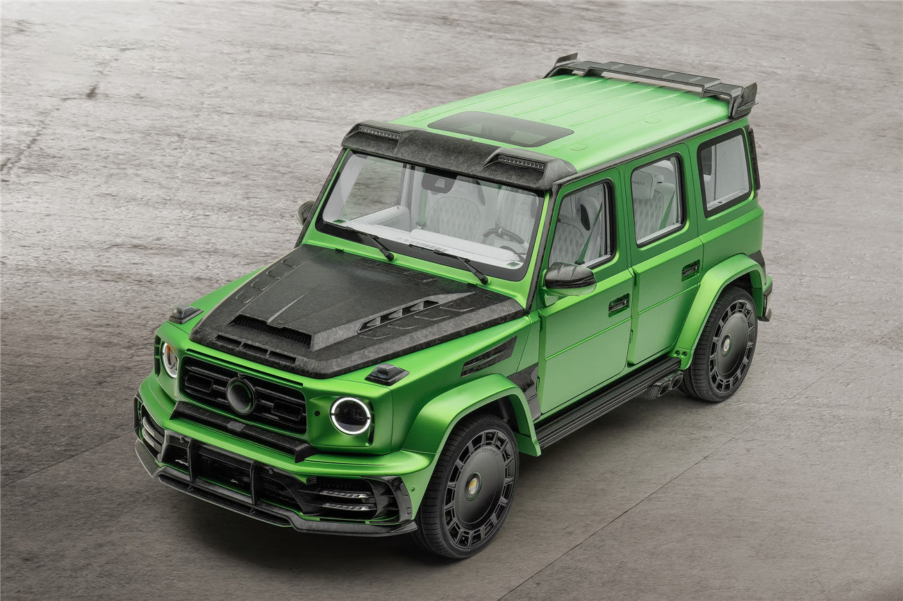 Cubierta de fibra de carbono seca para luces de giro Mercedes Benz G63 AMG G550 W464 W465 G-Wagon MSY (2018 en adelante)