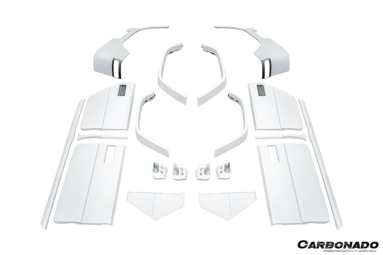 Kit de carrocería ancha estilo MSY para Mercedes Benz G63 AMG G550 W464 G-Wagon Carbonado 2018-2024