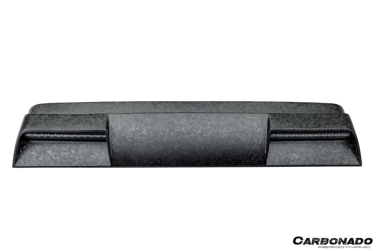 Alerón delantero de techo de fibra de carbono seco estilo MSY para Mercedes Benz G63 AMG G550 W464 W465 G-Wagon Carbonado 2018 en adelante