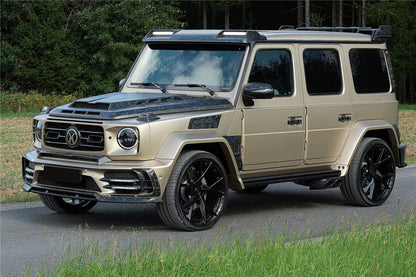 Cubierta de fibra de carbono seca para luces de giro Mercedes Benz G63 AMG G550 W464 W465 G-Wagon MSY (2018 en adelante)