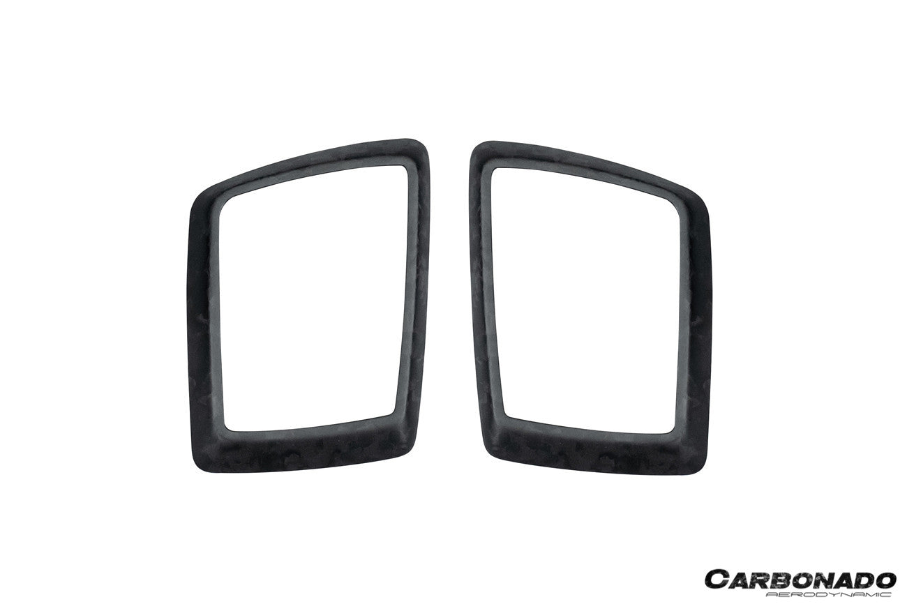Cubierta de fibra de carbono seca para luces de giro Mercedes Benz G63 AMG G550 W464 W465 G-Wagon MSY (2018 en adelante)