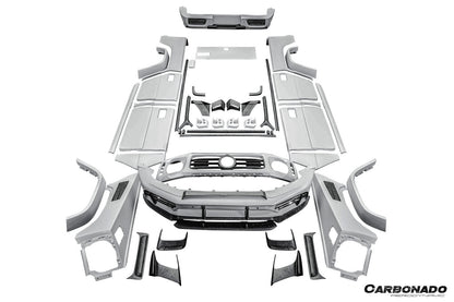 Kit de carrocería ancha estilo MSY para Mercedes Benz G63 AMG G550 W464 G-Wagon Carbonado 2018-2024