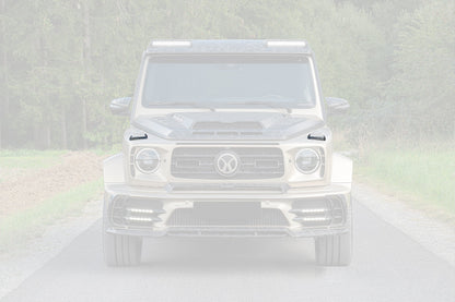 Cubierta de fibra de carbono seca para luces de giro Mercedes Benz G63 AMG G550 W464 W465 G-Wagon MSY (2018 en adelante)