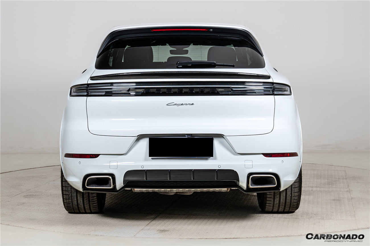 Carbonado 2018-2025 Porsche 9Y0 9YA Cayenne S    GTS    E-Hybrid TKT Style Carbon Fiber Trunk Spoiler