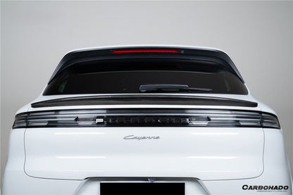 Carbonado 2018-2025 Porsche 9Y0 9YA Cayenne S    GTS    E-Hybrid TKT Style Carbon Fiber Trunk Spoiler