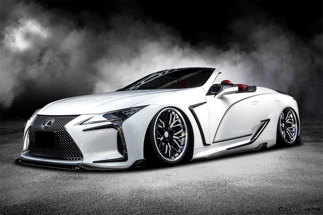 Carbonado Aero Carbon Fiber Side Skirts Canards Carbonado (RW) | 2018-2026 Lexus LC500, LC500H