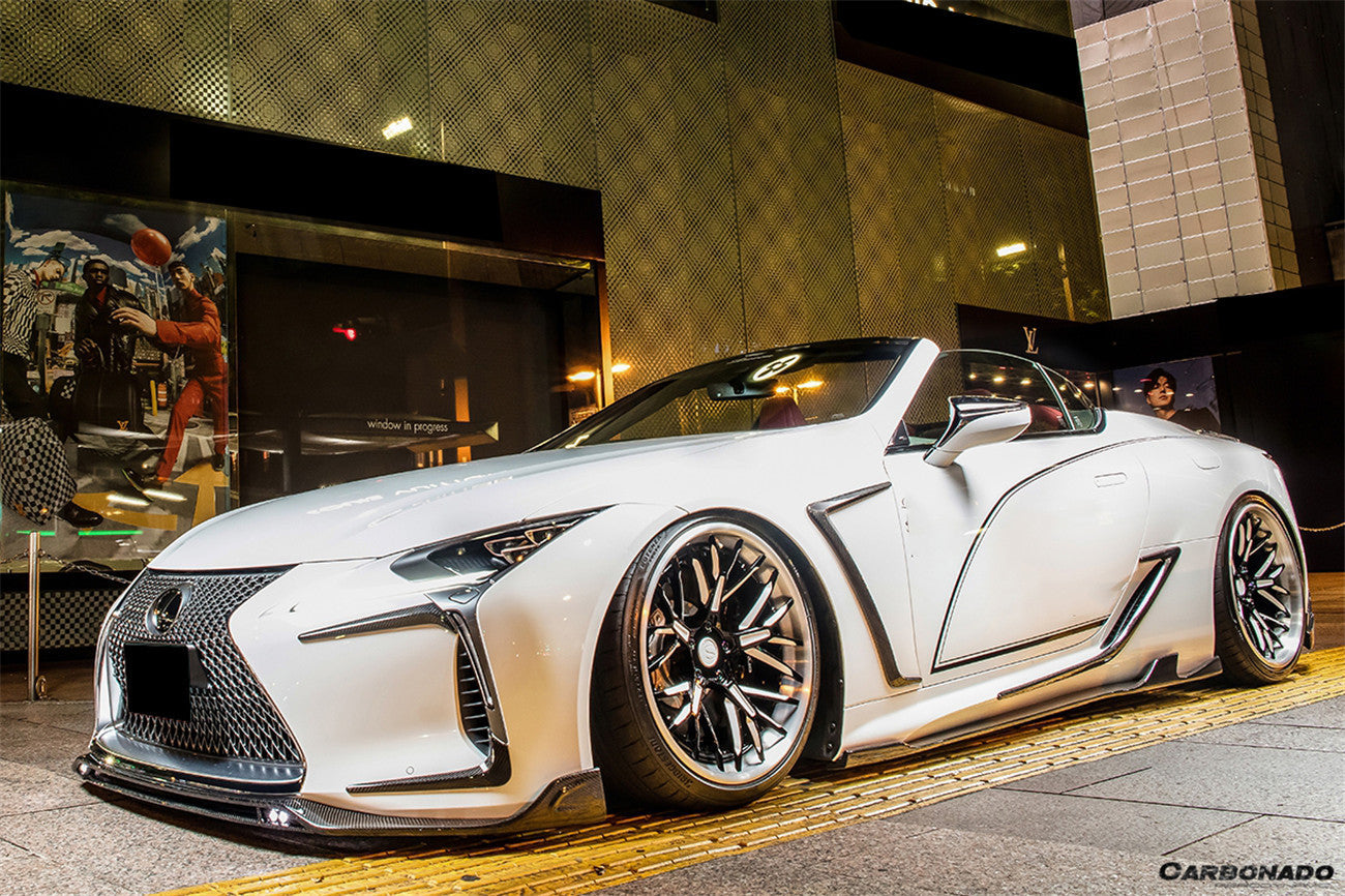 Carbonado Aero Carbon Fiber Side Skirts Canards Carbonado (RW) | 2018-2026 Lexus LC500, LC500H